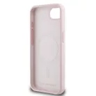Karl Lagerfeld Liquid Silicone K&CH Heads Apple iPhone 16e / 17e (6.1) MagSafe hátlapvédő tok pink (KLHMPSE4SKCHTCP)