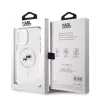 Karl Lagerfeld IML K&CH Heads Metal Frame MagSafe Apple iPhone 16e (6.1) hátlapvédő tok átlátszó (KLHMPSE4HLSKCH)