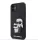 Karl Lagerfeld PU Saffiano Karl and Choupette Apple iPhone 16e (6.1) hátlapvédő tok fekete (KLHCPSE4SANKCPK)