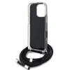 Karl Lagerfeld IML Crossbody K&CH Heads Apple iPhone 16 Pro hátlapvédő tok fekete (KLHCP16LHCDHGFBK)
