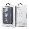 Karl Lagerfeld IML Crossbody K&CH Heads Apple iPhone 16 Pro hátlapvédő tok fekete (KLHCP16LHCDHGFBK)
