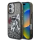 Karl Lagerfeld Liquid Glitter Choupette Apple iPhone 16 hátlapvédő tok fekete (KLHCP16SLCHSCTDK)