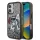 Karl Lagerfeld Liquid Glitter Choupette Apple iPhone 16 Pro Max hátlapvédő tok fekete (KLHCP16XLCHSCTDK)