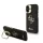 Guess PU Grained 4G Stand Apple iPhone 16 (6.1) hátlapvédő tok fekete (GUHCP16SPCS4GSK)
