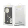 Guess PU Grained 4G Stand Apple iPhone 16 (6.1) hátlapvédő tok fekete (GUHCP16SPCS4GSK)