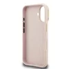 Guess PU Grained 4G Stand Apple iPhone 16 Pro (6.3) hátlapvédő tok pink (GUHCP16LPCS4GSP)