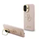 Guess PU Grained 4G Stand Apple iPhone 16 Pro Max (6.9) hátlapvédő tok pink (GUHCP16XPCS4GSP)