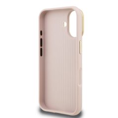   Guess PU Grained 4G Stand Apple iPhone 16 Pro Max (6.9) hátlapvédő tok pink (GUHCP16XPCS4GSP)
