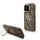 Guess PU 4G Metal Logo Stand Apple iPhone 16 Pro Max (6.9) hátlapvédő tok barna (GUHCP16XPCS4GP4W)