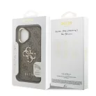 Guess PU 4G Metal Logo Stand Apple iPhone 16 Pro Max (6.9) hátlapvédő tok barna (GUHCP16XPCS4GP4W)