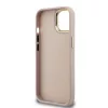 Guess PU 4G Metal Logo Stand Apple iPhone 15 Pro (6.1) hátlapvédő tok pink (GUHCP15LPCS4GP4P)
