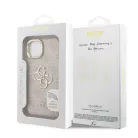 Guess PU 4G Metal Logo Stand Apple iPhone 15 (6.1) hátlapvédő tok pink (GUHCP15SPCS4GP4P)