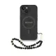Guess PU Leather MagSafe Apple iPhone 13 hátlapvédő tok fekete (GUHMP13MP4GREGSK)