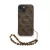 Guess PU Leather MagSafe Apple iPhone 15 Pro (6.1) hátlapvédő tok barna (GUHMP15LP4GREGSW)