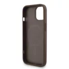 Guess PU Leather MagSafe Apple iPhone 15 Pro Max (6.7) hátlapvédő tok barna (GUHMP15XP4GREGSW)