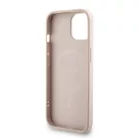 Guess PU Leather MagSafe Apple iPhone 15 (6.1) hátlapvédő tok pink (GUHMP15SP4GREGSP)