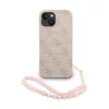 Guess PU Leather MagSafe Apple iPhone 16 Pro (6.3) hátlapvédő tok pink (GUHMP16LP4GREGSP)