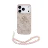 Guess PU Leather 4G Logo Strap Apple iPhone 15 Pro Max hátlapvédő tok pink (GUHCP15XP4GMGSP)