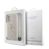 Guess PU Leather 4G Logo Strap Apple iPhone 15 Pro Max hátlapvédő tok pink (GUHCP15XP4GMGSP)