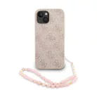 Guess PU Leather MagSafe Apple iPhone 16e / 17e (6.1) hátlapvédő tok pink (GUHMPSE4P4GREGSP)