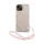 Guess PU Leather MagSafe Apple iPhone 16e (6.1) hátlapvédő tok pink (GUHMPSE4P4GREGSP)