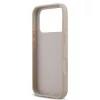 Guess PU Leather Colored Ring MagSafe Apple iPhone 17 Pro hátlapvédő tok pink (GUHMP17LG4GFRP)
