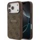 Guess PU Leather Colored Ring MagSafe Apple iPhone 17 Air hátlapvédő tok barna (GUHMP17MG4GFRW)