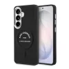 Karl Lagerfeld PU RSG Logo Apple iPhone 17 Pro hátlapvédő tok fekete (KLHMP17LPSKRSGEK)
