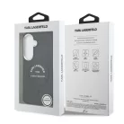 Karl Lagerfeld PU RSG Logo Apple iPhone 17 Pro hátlapvédő tok fekete (KLHMP17LPSKRSGEK)