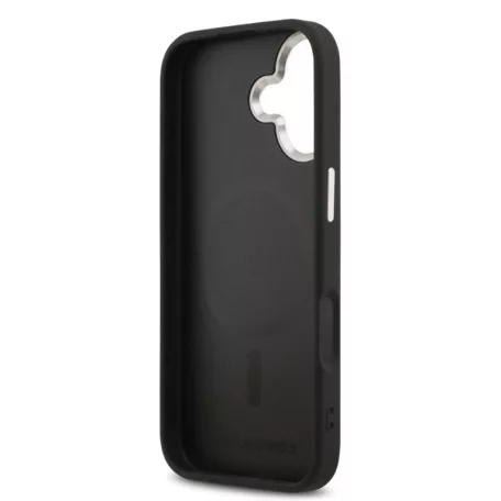 Karl Lagerfeld PU K&CH Heads MagSafe Apple iPhone 17 Air hátlapvédő tok fekete (KLHMP17MPSMLRKCK)