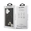 Karl Lagerfeld PU K&CH Heads MagSafe Apple iPhone 17 Pro hátlapvédő tok fekete (KLHMP17LPSMLRKCK)