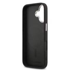   Karl Lagerfeld PU K&CH Heads MagSafe Apple iPhone 17 Pro Max hátlapvédő tok fekete (KLHMP17XPSMLRKCK)