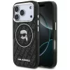 Karl Lagerfeld IML Karl Head Logo Magsafe Apple iPhone 17 Pro hátlapvédő tok fekete (KLHMP17LHMKBKHOK)