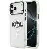 Karl Lagerfeld IML Choupette Sketch Logo MagSafe Apple iPhone 17 Pro hátlapvédő tok átlátszó (KLHMP17LHGCHGKBT)