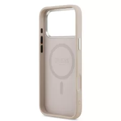   Guess Apple iPhone 17 Pro (6.3) PU Triangle Logo MagSafe hátlapvédő tok pink (GUHMP17LPSDTSCMP)