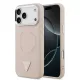 Guess Apple iPhone 17 Pro Max (6.9) PU Triangle Logo MagSafe hátlapvédő tok pink (GUHMP17XPSDTSCMP)