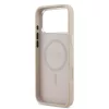 Guess Apple iPhone 17 Pro Max (6.9) PU Triangle Logo MagSafe hátlapvédő tok pink (GUHMP17XPSDTSCMP)
