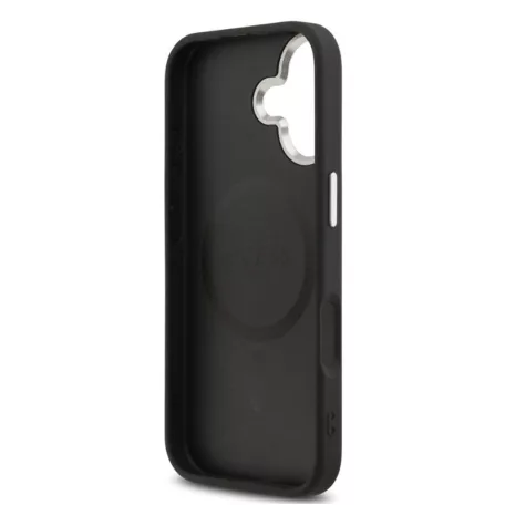 Guess Apple iPhone 17 (6.3) PU Saffiano MagSafe hátlapvédő tok fekete (GUHMP17SPSAREGSK)
