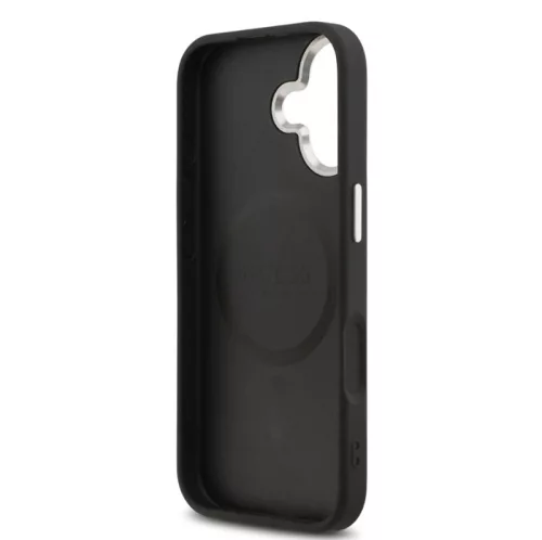Guess Apple iPhone 17 (6.3) PU Saffiano MagSafe hátlapvédő tok fekete (GUHMP17SPSAREGSK)