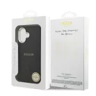 Guess Apple iPhone 17 Pro (6.3) PU Saffiano MagSafe hátlapvédő tok fekete (GUHMP17LPSAREGSK)