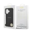 Guess Apple iPhone 17 Pro Max (6.9) PU Saffiano MagSafe hátlapvédő tok fekete (GUHMP17XPSAREGSK)