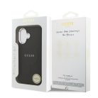 Guess Apple iPhone 17 Pro Max (6.9) PU Saffiano MagSafe hátlapvédő tok fekete (GUHMP17XPSAREGSK)