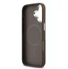 Guess Apple iPhone 17 PU 4G Metal Logo hátlapvédő tok barna (GUHCP17XP4G4SMCW)