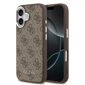   Guess Apple iPhone 17 Pro PU 4G MagSafe hátlapvédő tok barna (GUHMP17LP4GSSMCW)