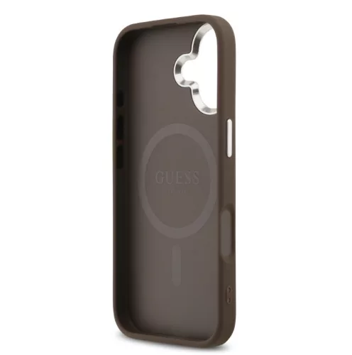 Guess Apple iPhone 17 Pro Max PU 4G MagSafe hátlapvédő tok barna (GUHMP17XP4GSSMCW)
