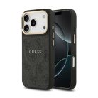 Guess PU Leather Classic Logo MagSafe Apple iPhone 17 Pro Max (6.9) hátlapvédő tok fekete (GUHMP17XP4MSEGCK)