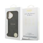 Guess PU Leather Classic Logo MagSafe Apple iPhone 17 Pro Max (6.9) hátlapvédő tok fekete (GUHMP17XP4MSEGCK)