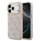 Guess PU Leather Classic Logo MagSafe Apple iPhone 17 Pro Max (6.9) hátlapvédő tok pink (GUHMP17XP4MSEGCP)