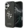 Guess PU Leather 4G Logo Apple iPhone 17 (6.3) hátlapvédő tok fekete (GUHCP17S4GMGCGR)