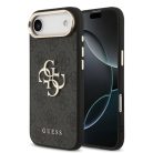 Guess PU Leather 4G Logo MagSafe Apple iPhone 17 Air (6.6) hátlapvédő tok fekete (GUHCP17M4GMGCGR)